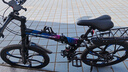 鳳凰（Phoenix） 鳳凰自行車(chē)可折疊山地車(chē)路虎男士成年人變速女式越野公路單車(chē) 六刀炫彩/折疊雙避震/全競速軸承 24寸24速【參考：138-168cm】 曬單實(shí)拍圖