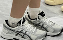 亞瑟士ASICS女鞋舒適透氣跑步鞋緩震回彈跑鞋運動(dòng)鞋 GEL-CONTEND 4 白色/銀色 38 曬單實(shí)拍圖