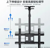 東普立2.5米32-75英寸電視吊架天花板吊頂架掛架液晶電視機旋轉上下伸縮多功能顯示器監控吊桿支架壁掛 曬單實(shí)拍圖