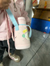 膳魔師兒童水杯巧虎聯(lián)名寶寶吸管杯316L不銹鋼杯嬰幼兒園小學(xué)生保溫杯子 粉藍吸管杯 305ml （2套吸管） 曬單實(shí)拍圖