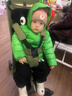 波司登（BOSIDENG）25年新款輕薄羽絨服男女兒童5A抗菌4防葫蘆紋馬甲背心T250135020 果木綠4522 120 /60 約 110-120cm 22kg 曬單實(shí)拍圖