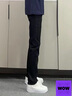彈力高腰牛仔褲女秋冬韓版顯瘦百搭鉛筆褲緊身小腳褲女大碼牛仔褲 黑灰色【1003加絨】 28 【建議100-110斤】 曬單實(shí)拍圖