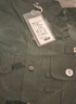 馬登工裝美式復古多口袋襯衫外套綠色純棉疊穿長(cháng)袖襯衣薄款男夏春 深綠色 M 曬單實(shí)拍圖