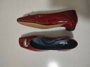 金利來(lái)（Goldlion）女鞋職業(yè)通勤低跟單鞋時(shí)尚方頭兩穿粗跟淺口單鞋G686530265酒紅37 曬單實(shí)拍圖
