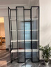 鐵帆云可移動(dòng)辦公室長(cháng)虹玻璃屏風(fēng)鐵藝輕奢隔斷公司書(shū)架置物架落地客廳 定制款式尺寸 曬單實(shí)拍圖