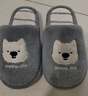 幸?，旣悾–heerful Mario）小狗狗卡通男童秋季2025新款可愛(ài)居家室內寶寶毛毛棉拖鞋 曬單實(shí)拍圖