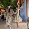 唐努烏【竹杳】新中式旗袍可拆袖lolita少女漢服OP連衣裙中華風(fēng)洛麗塔 全套【可拆袖】 M 曬單實(shí)拍圖