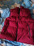 2026新款男女款運動(dòng)秋冬季棉服馬甲百搭休閑外套坎肩棉衣保暖背心 M66紅色 XL 曬單實(shí)拍圖