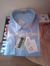 阿悠胖大碼竹纖維長(cháng)袖襯衫男休閑商務(wù)寬松彈力胖子大號免燙抗皺打底襯衣 曬單實(shí)拍圖