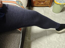 金利來(lái)保暖褲男100%綿羊毛棉褲男薄型護膝防風(fēng) 藍灰色 2XL /180 曬單實(shí)拍圖