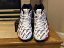 HZCLKyrie4德魯大叔鴛鴦黑人月歐文4代黑白錦標賽男運動(dòng)鞋實(shí)戰籃球鞋 紅綠鴛鴦實(shí)物有標有LOGO 46 曬單實(shí)拍圖