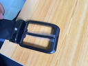 萬(wàn)寶龍（MONTBLANC）風(fēng)尚3.0系列矩形圓邊帶扣 男士商務(wù)休閑 3,5寬度皮帶/腰帶 130587黑色 曬單實(shí)拍圖