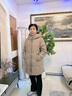 CANDYPRINCE 媽媽羽絨服 中老年羽絨服女中長(cháng)款 中年媽媽裝60歲70冬季外套 58款/卡其 【中長(cháng)款】 3XL / 建議-(體重121-135斤) 曬單實(shí)拍圖
