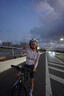 科特迪蘭品牌騎行服女夏季公路車(chē)自行車(chē)騎行長(cháng)袖透氣防曬速干上衣輕薄排汗 杏色+短褲黑 L 曬單實(shí)拍圖