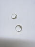戚小米純999足銀養耳洞耳環(huán)女耳釘2025新款耳圈睡覺(jué)免摘耳骨釘耳飾 999銀單顆圓珠款耳環(huán)（兩只價(jià)） 曬單實(shí)拍圖