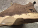 駱駝（CAMEL）舒適免系增高板鞋抓地經(jīng)典復古牛皮工裝鞋 G15A136035 棕色 41 曬單實(shí)拍圖