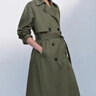 UR2025秋季新款女裝氣質(zhì)雙排扣腰帶風(fēng)衣外套UWM150045+ 橄欖綠 (偏寬松) M 曬單實(shí)拍圖
