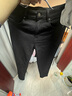 京東京造牛仔褲女秋裝高腰顯瘦休閑褲子女彈力修身韓版鉛筆褲女裝 黑色 M 曬單實(shí)拍圖