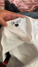 真維斯純棉短袖男女款百搭寬松圓領(lǐng)上衣肥佬T恤半袖ALX67 白色 L 曬單實(shí)拍圖