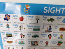 220高頻詞掛圖墻貼英語(yǔ)單詞卡Sight Words幼兒園英文啟蒙兒童教具 英語(yǔ)高頻詞表2張【大號】 曬單實(shí)拍圖