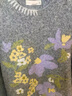 茵曼深花灰立體彩色刺繡毛衣2025秋女裝新款保暖長(cháng)袖上衣 深花灰 M 曬單實(shí)拍圖