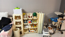 海佳達兒童玩具收納架多層抽屜式收納柜零食置物架收納筐分類(lèi)整理儲物架 小熊收納柜+收納筐4層【豪華版】 曬單實(shí)拍圖