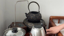 冬帝鑄鐵壺日式泡茶壺純手工煮茶器圍爐電陶爐煮茶燒水壺套裝辦公家用 蓮座鐵壺1200ml 曬單實(shí)拍圖
