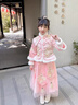 漢服女童冬季加絨加厚2025新款唐裝中國風(fēng)兒童古裝演出服冬裝裙子 2059粉色送流蘇 140 曬單實(shí)拍圖
