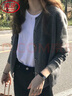 浪莎針織開(kāi)衫女2025年秋季新款顯瘦外套女小個(gè)子外搭洋氣高級感上衣 曬單實(shí)拍圖