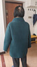 戴媽媽 媽媽裝仿羊羔毛外套中長(cháng)款中老年女裝大衣冬季50-70歲奶奶裝上衣 墨綠色加絨加厚款 4XL 建議130-145斤 曬單實(shí)拍圖