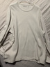 Abercrombie & Fitch美式復古舒適百搭純色華夫格圓領(lǐng)長(cháng)袖T恤25春季男裝124-4532 象牙白 M (180/100A) 曬單實(shí)拍圖