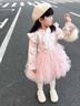 班喜迪女童連衣裙冬裝2026新中式嬰兒公主裙子女寶寶周歲禮服兒童旗袍裙 粉色 110 曬單實(shí)拍圖