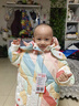 鴨鴨兒童羽絨服女童中長(cháng)款洋氣加厚小童寶寶新款卡通冬裝外套YD 曬單實(shí)拍圖
