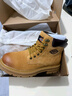 Dickies男士馬丁靴高幫時(shí)尚男靴工裝靴情侶靴男 土黃 42-男款 曬單實(shí)拍圖