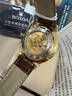 瑞士勞力士手表男士全自動(dòng)機械表商務(wù)十大品牌名表簡(jiǎn)約防水真皮帶 R3196間金金面-典藏版原裝進(jìn)口 42mm直徑 曬單實(shí)拍圖