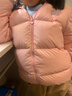 笛莎（DEESHA）童裝女童羽絨服2025秋冬新款兒童連帽保暖輕薄羽絨外套女寶寶小童 千禧粉 130 【充絨量：54.3g】 曬單實(shí)拍圖