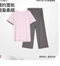 都市麗人都市麗人睡衣女短袖清新時(shí)尚棉質(zhì)可外穿家居服套裝T恤 2H42A3 曬單實(shí)拍圖