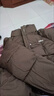 恒源祥羽絨棉服女?huà)寢屆抟\年新款冬季服短款時(shí)尚小個(gè)子立領(lǐng)寬松加厚外套 咖啡色 2XL 140-155斤 曬單實(shí)拍圖