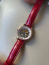 寶茄達（BRIGADA）女士手表機械表防水2026新款名牌鏤空自動(dòng)夜光機械女表情人節送禮 玫殼紅色皮帶 曬單實(shí)拍圖