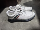 零度zero男鞋時(shí)尚百搭運動(dòng)休閑鞋男皮面厚底舒適潮流戶(hù)外鞋 白色 42 曬單實(shí)拍圖