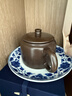 同款大口茶壺敞口紫砂壺泡茶壺寬口功夫茶具大容量朱泥實(shí) 黑漢瓦壺 曬單實(shí)拍圖