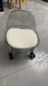 華音軒亞克力萬(wàn)向輪凳子靜音兒童滑輪小椅子家用可移動(dòng)沙發(fā)帶輪凳矮凳 曬單實(shí)拍圖