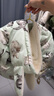 OAK FAMILY兒童羽絨服加厚保暖外出鵝絨冬季男女童羽絨服寶寶外套童裝衣服 絨球兔 90 cm 曬單實(shí)拍圖