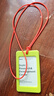 DEZHIDEZH德致創(chuàng  )意簡(jiǎn)約硅膠工作證胸卡套工牌軟插卡門(mén)禁公交飯卡可愛(ài)學(xué)生少女卡套胸牌掛脖繩證件套企業(yè) 蘋(píng)果綠套+紅繩 曬單實(shí)拍圖
