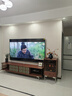 卡熙緹流影中古電視柜茶幾組合客廳小戶(hù)型收納儲物柜2026新款高級 【黃楊木色】電視柜2米+邊柜HY2413N 曬單實(shí)拍圖