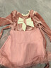 G.DUCKKIDS女童連衣裙春秋款2024新款洋氣女寶寶春季兒童裝春裝公主蓬蓬裙子 粉紅色 100 (參考年齡3-4歲)(參考年齡3 曬單實(shí)拍圖