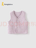 童泰（TONGTAI）嬰兒馬甲秋冬季純棉保暖男女寶寶衣服加厚背心外出坎肩馬夾 紫色 100 碼(建議2-3歲身高90-103cm) 曬單實(shí)拍圖