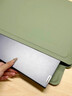 SINEX【京品補貼】原裝Apple蘋(píng)果筆記本電腦包macbook air m4新款蘋(píng)果內膽包支架增高防摔保護殼收納包 玄米綠+收納包 13.6英寸 曬單實(shí)拍圖