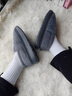 WCZ德國男士大碼棉鞋冬季外穿2025厚底保暖防滑室內家居包跟棉拖鞋男 【灰色】溫暖親膚厚實(shí) 40 41 (適合39/40腳) 曬單實(shí)拍圖