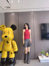 卓詩(shī)尼厚底長(cháng)筒靴女2025年冬季新款不過(guò)膝騎士靴復古加絨靴子西部牛仔靴 棕色-單里 37 曬單實(shí)拍圖